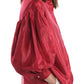 Alma Puffy Shirt - Maroon