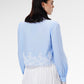 Amber Crop Shirt - Blue