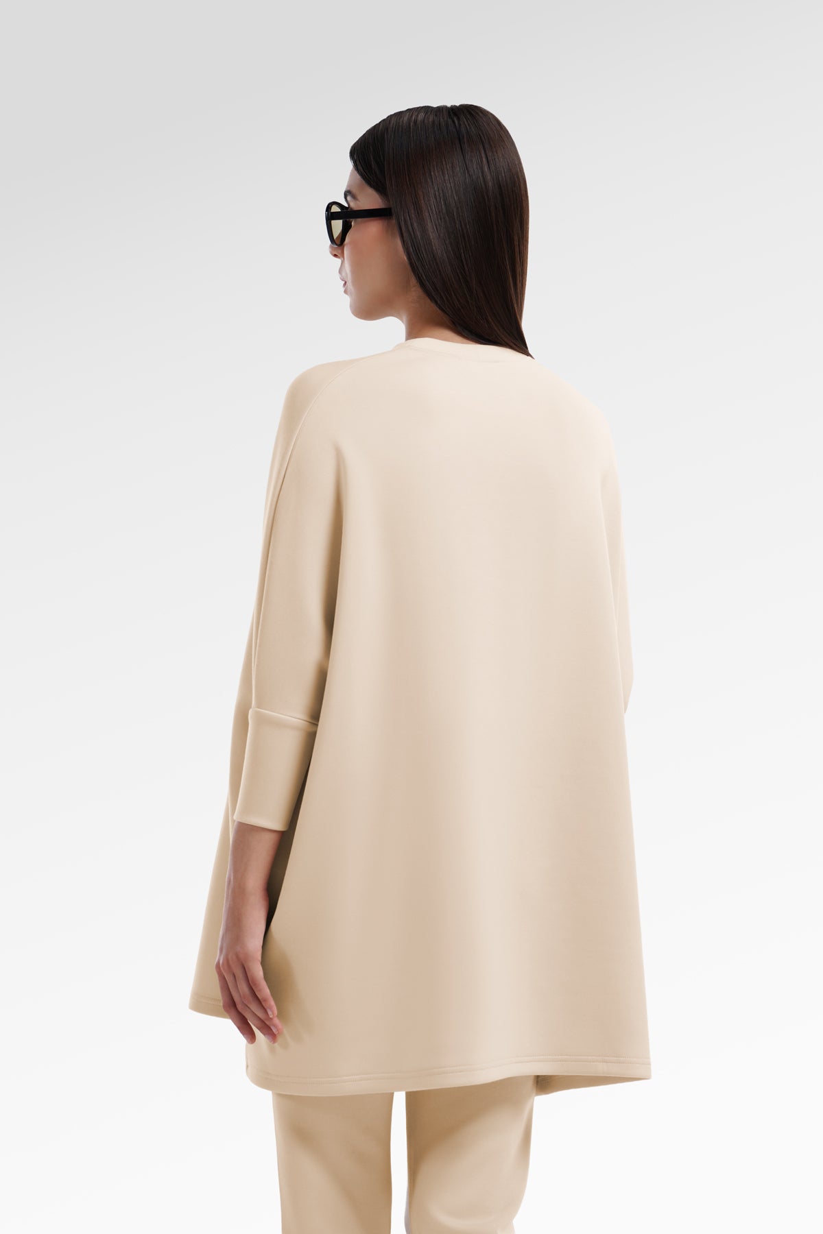 Amberlyn Batwing Top - Vanilla