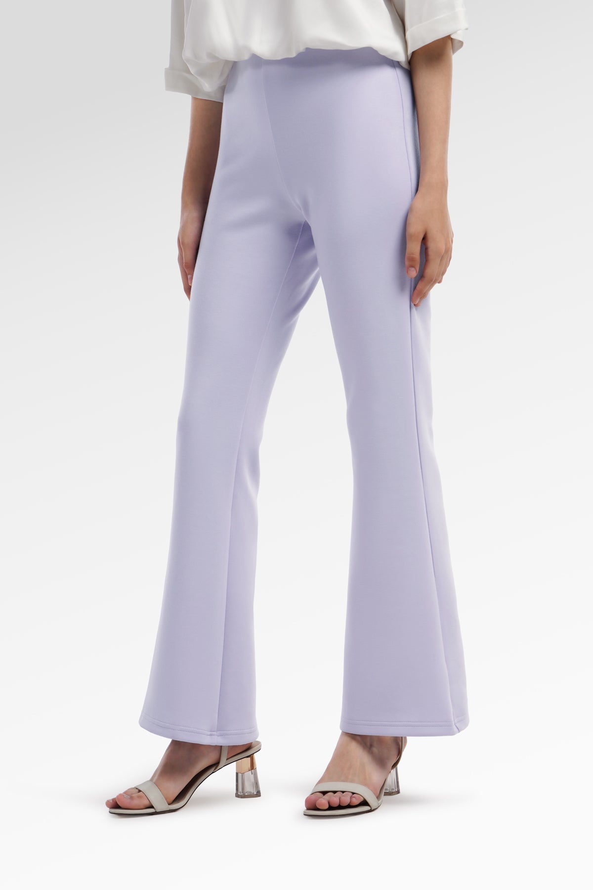 Amberlyn Bootcut Pants - Lilac