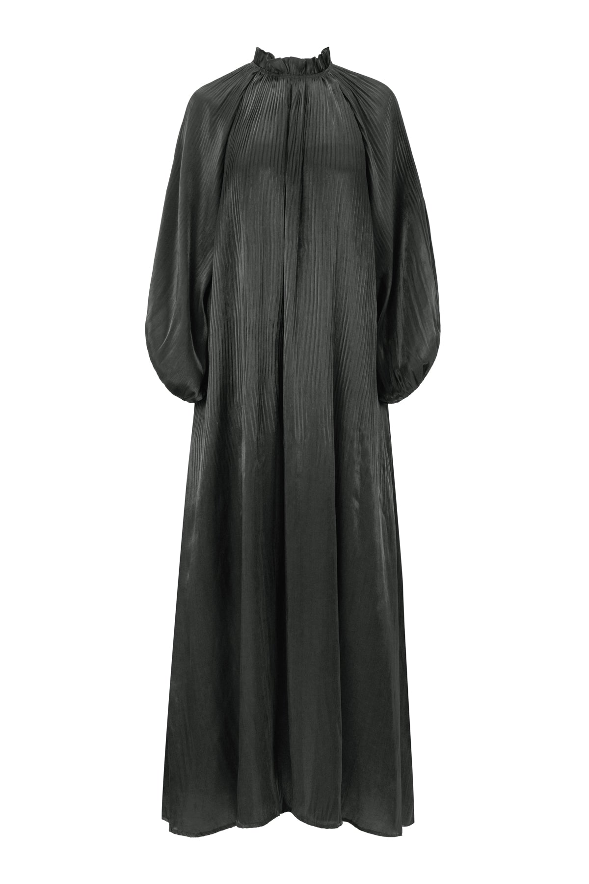 Angeline Pleats Dress - Black