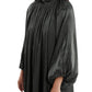 Angeline Pleats Dress - Black