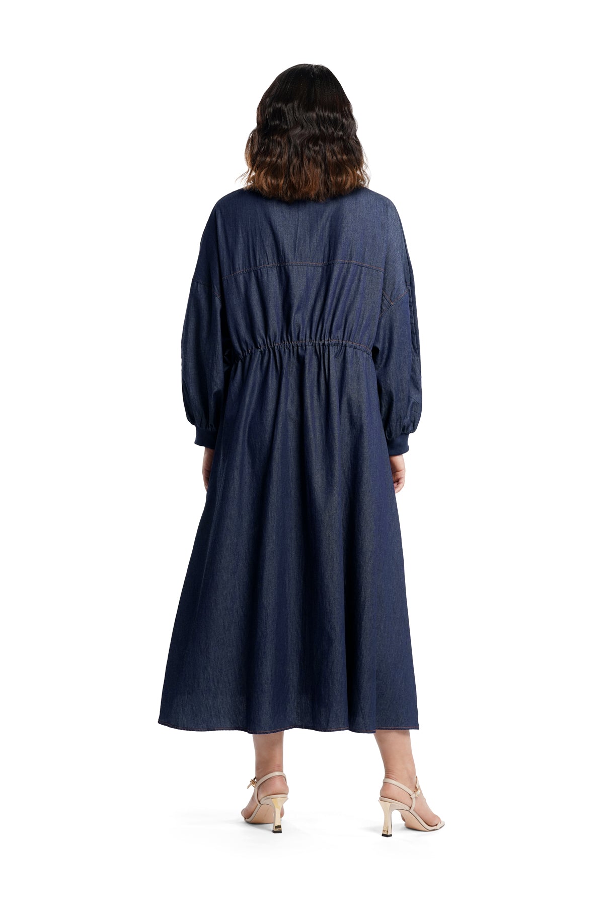 Annabeth Denim Dress - Navy