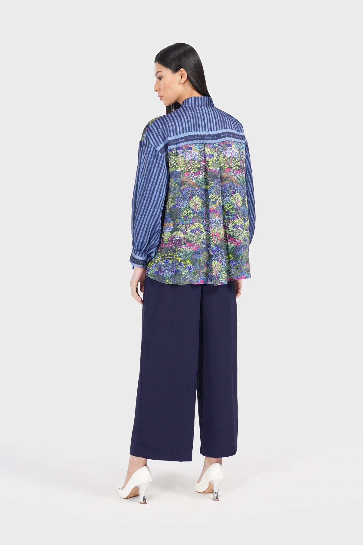 Art De La Nature Basic Shirt - Navy