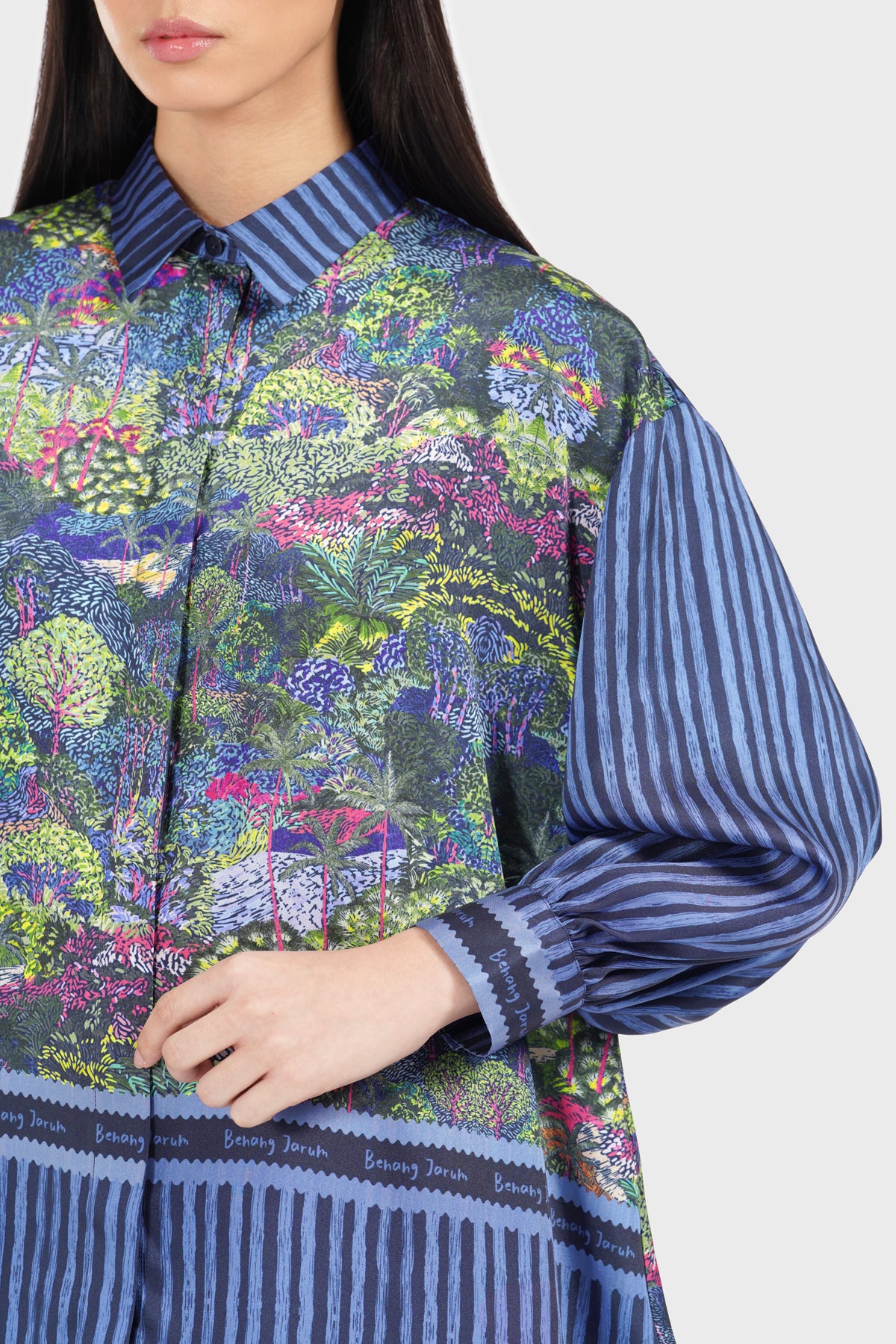 Art De La Nature Basic Shirt - Navy