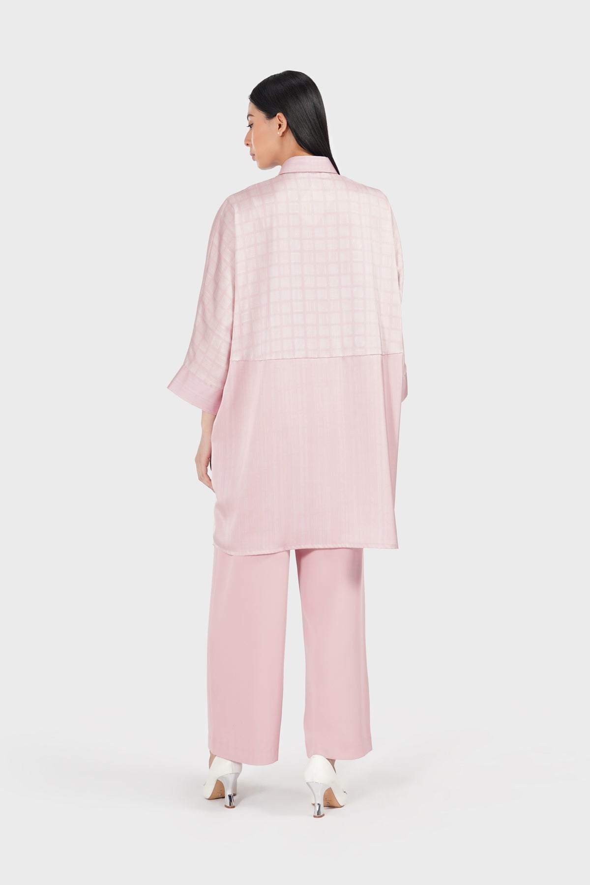 Art De La Nature Oversized Tunic - Pink