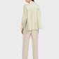 Art De La Nature Pleated Shirt - Sage
