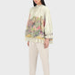 Art De La Nature Ruffle Blouse - Sage
