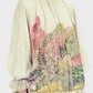 Art De La Nature Ruffle Blouse - Sage