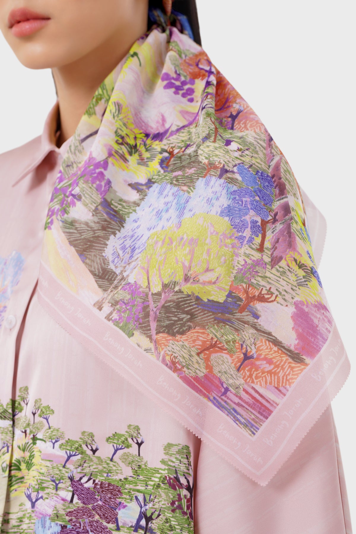 Art De La Nature Scarf - Pink