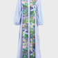 Art De La Nature Shirt Dress - Blue