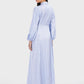 Art De La Nature Shirt Dress - Blue