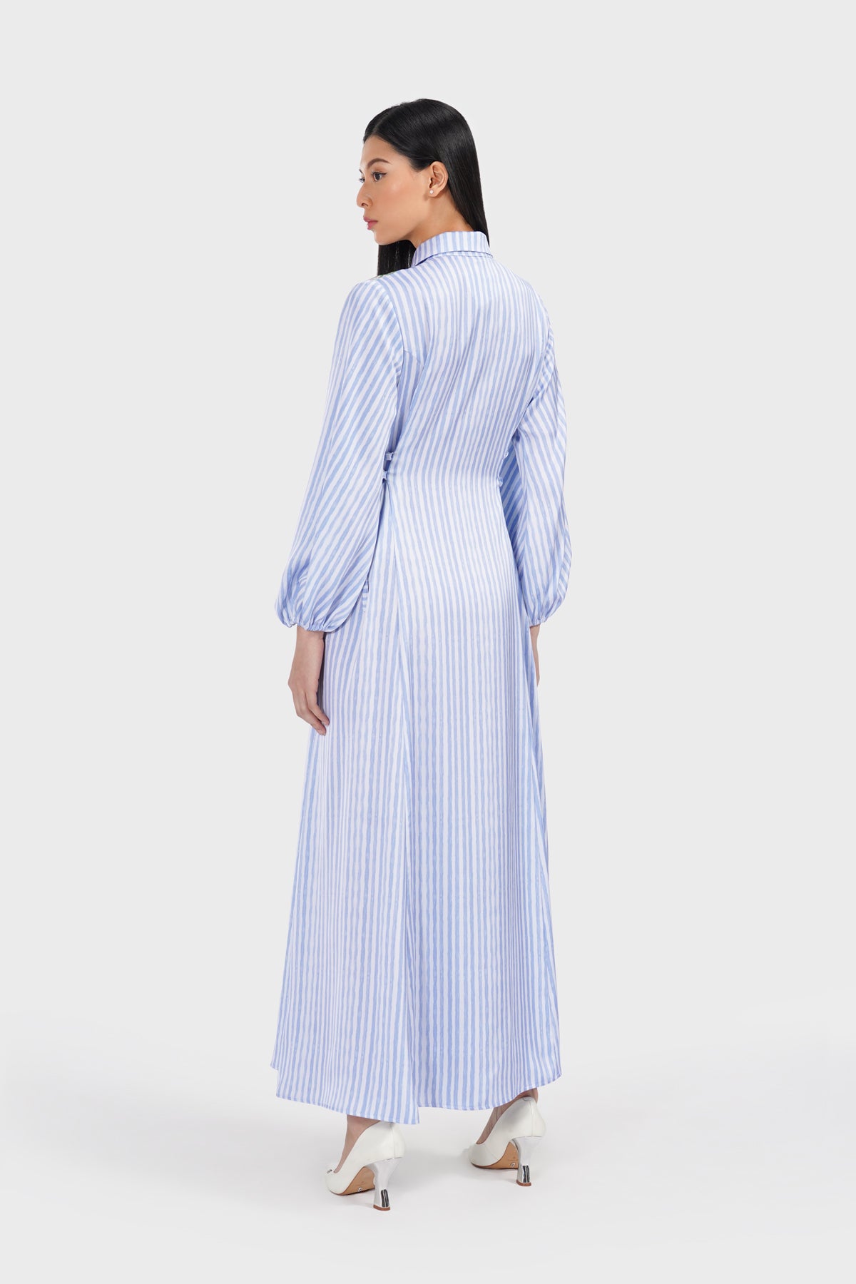 Art De La Nature Shirt Dress - Blue