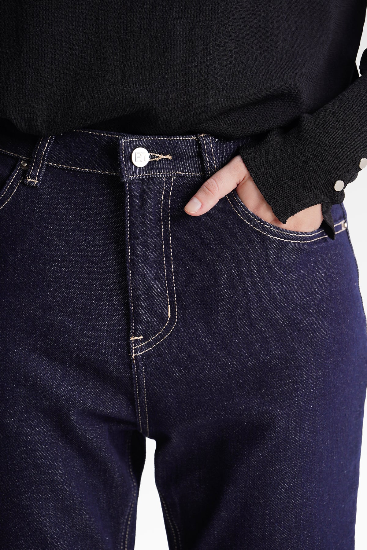 Ashley Denim Pants - Black