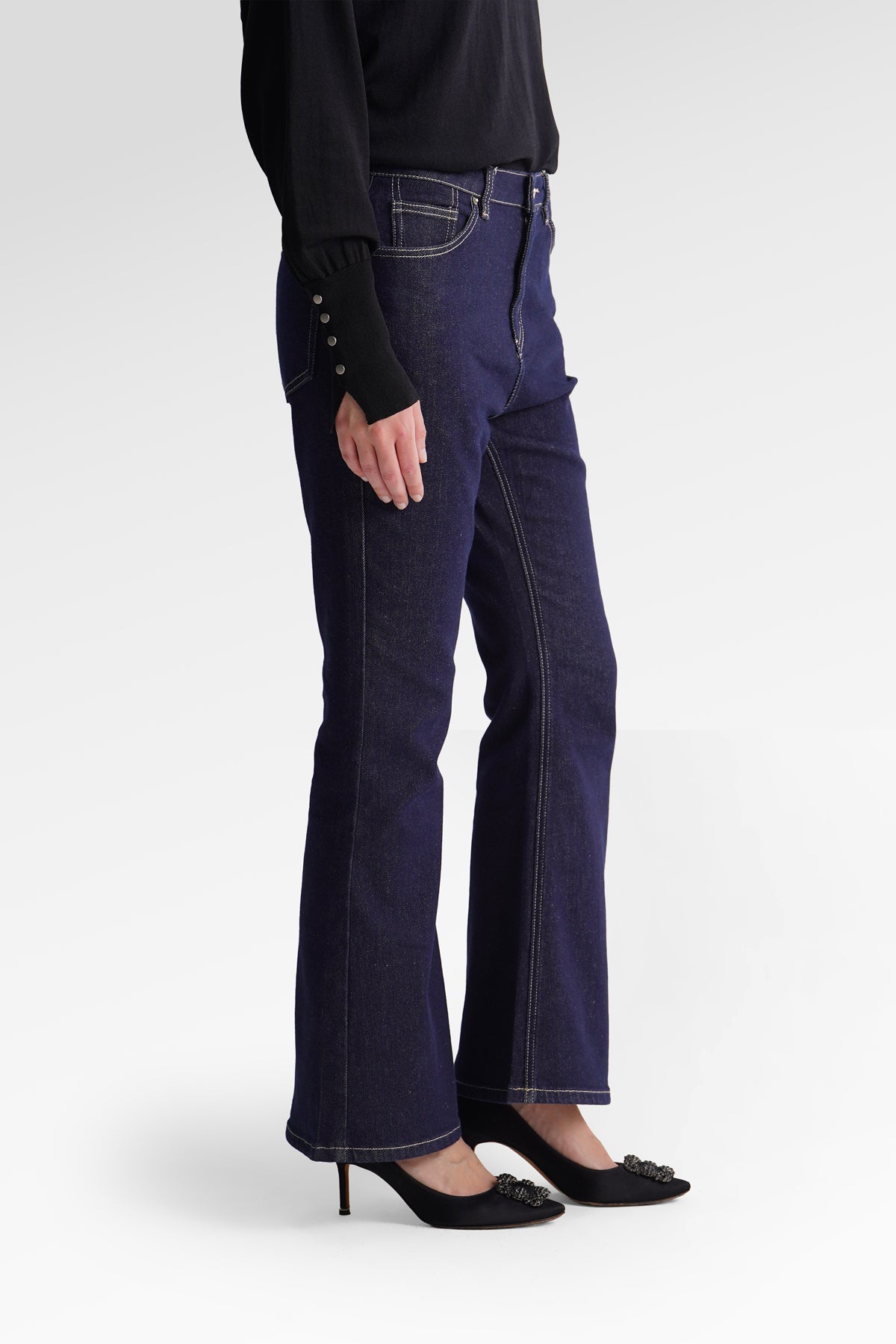 Ashley Denim Pants - Black