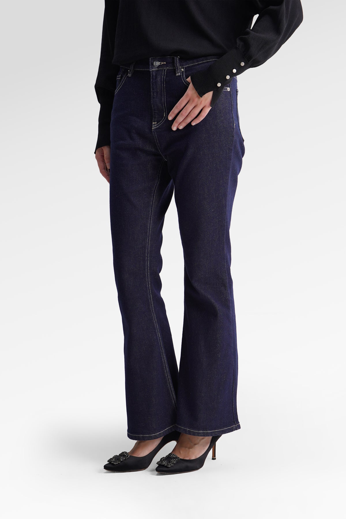 Ashley Denim Pants - Black