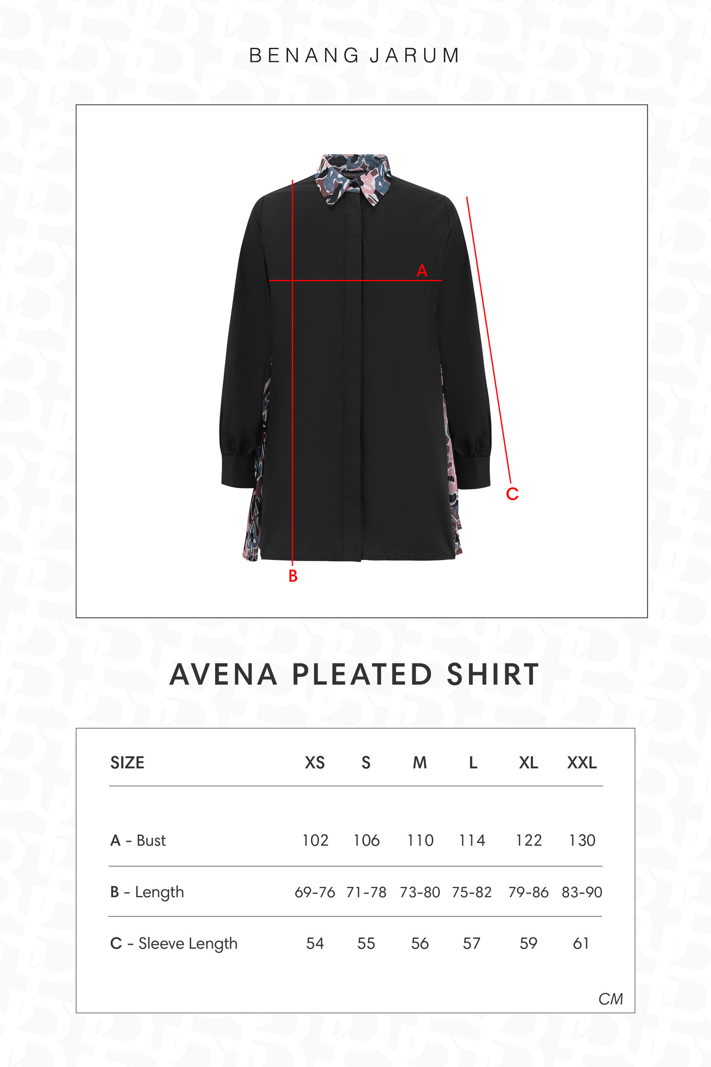 Avena Pleated Shirt - Caviar