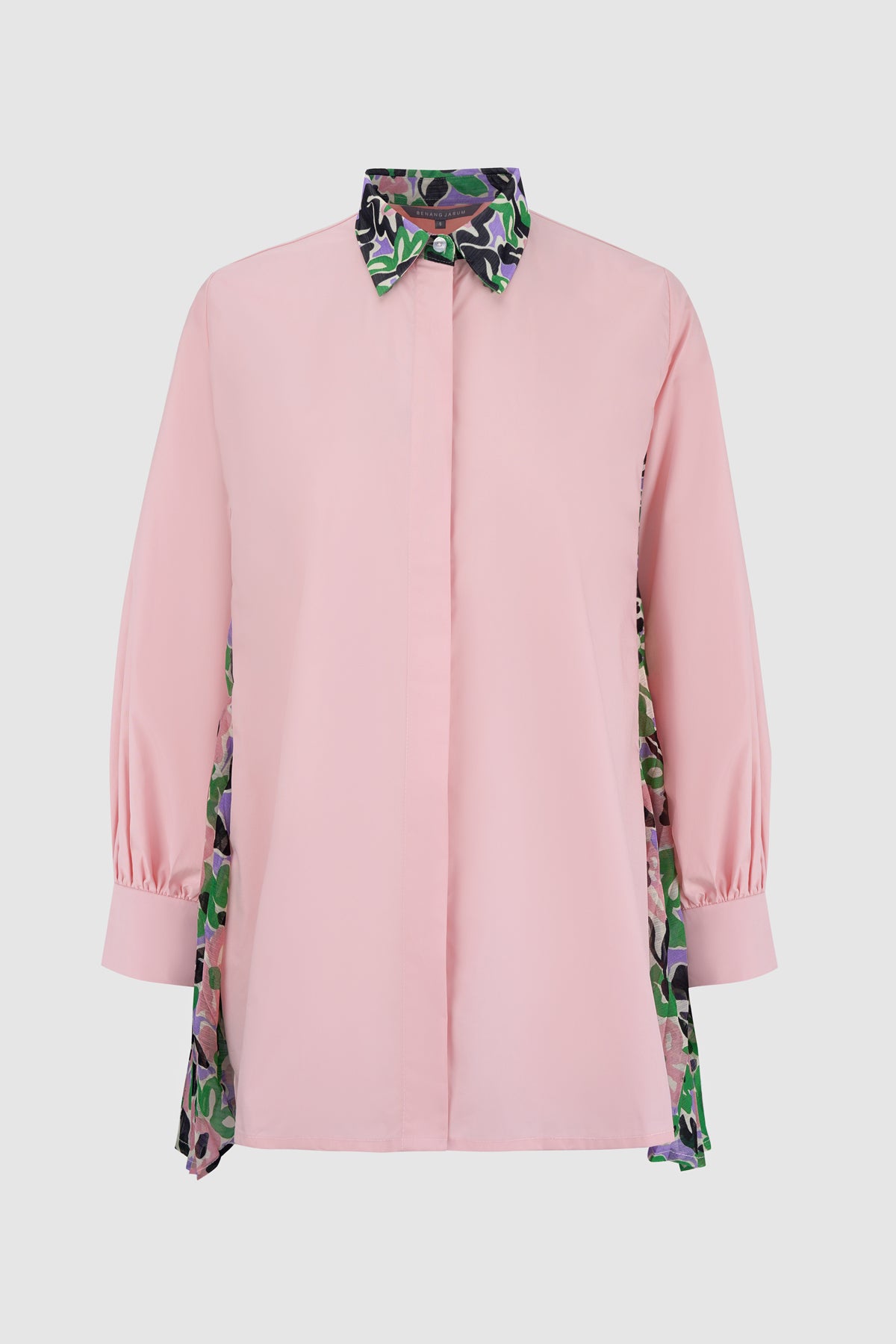 Avena Pleated Shirt - Clover