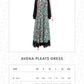 Avena Pleats Dress - Garden