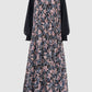 Avena Pleats Dress - Caviar