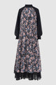 Avena Pleats Dress - Caviar