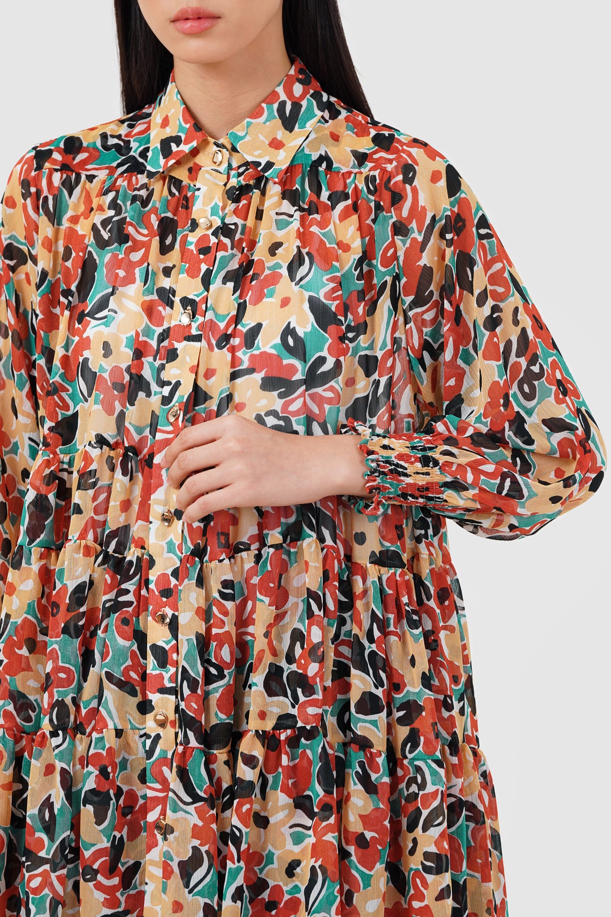 Avena Tier Shirt - Dafodile
