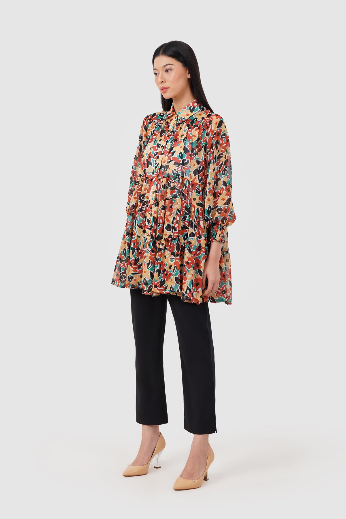 Avena Tier Shirt - Dafodile