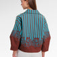 Averly Embroidery Outer - Rust Blossom