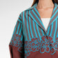 Averly Embroidery Outer - Rust Blossom