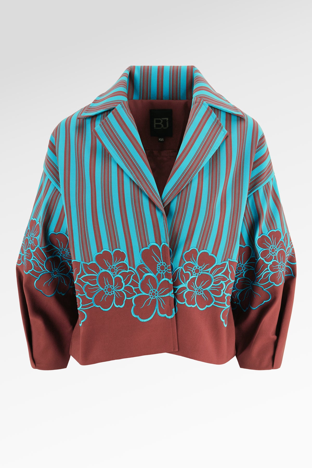 Averly Embroidery Outer - Rust Blossom