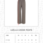 Luella Loose Pants - Brown