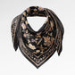 Blooming Eid Scarf - Black Iris