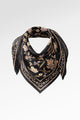 Blooming Eid Scarf - Black Iris