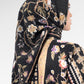 Blooming Eid Scarf - Black Iris