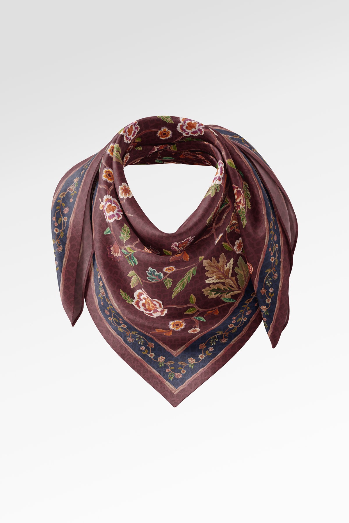 Blooming Eid Scarf - Carnation