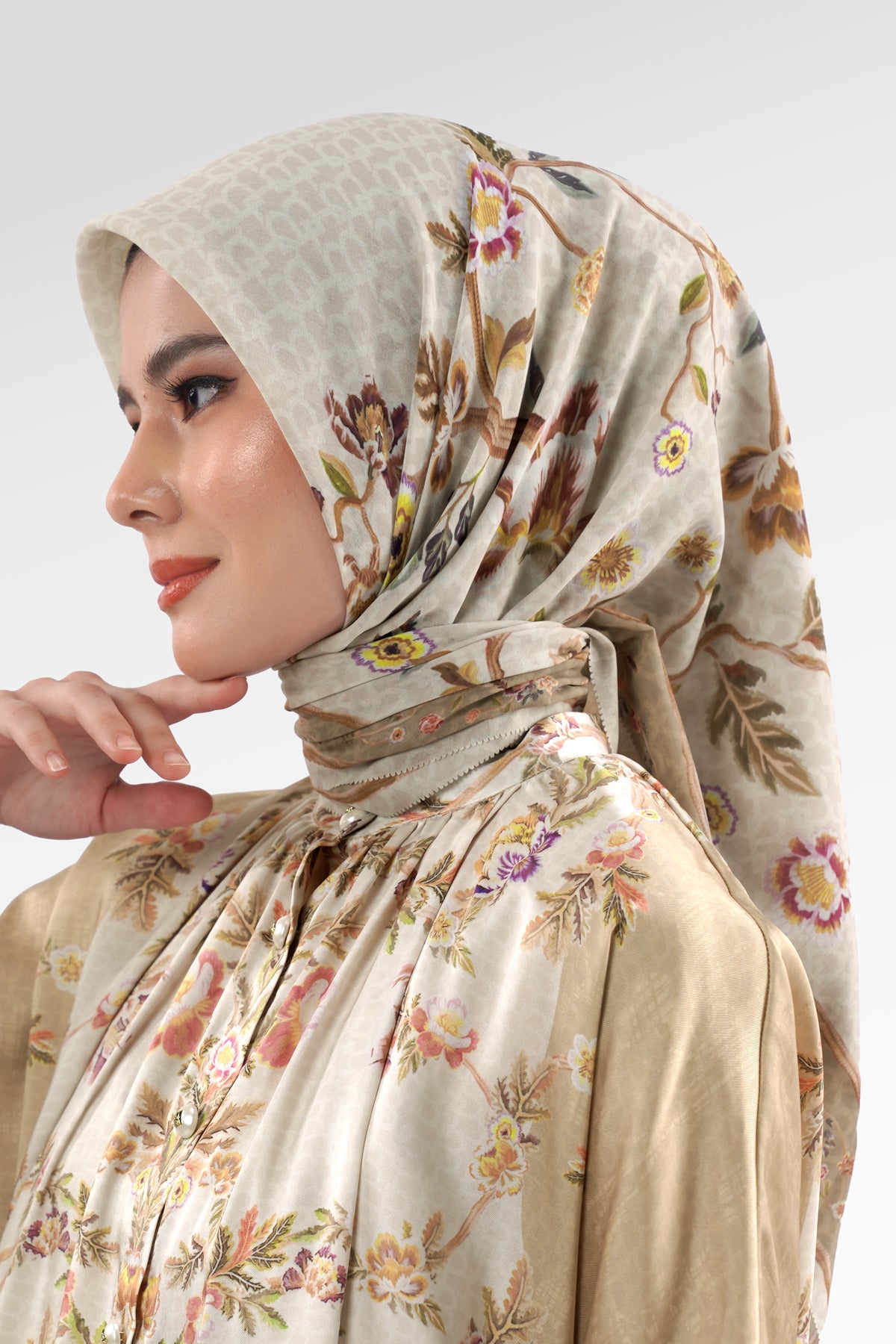 Blooming Eid Scarf - Daisy