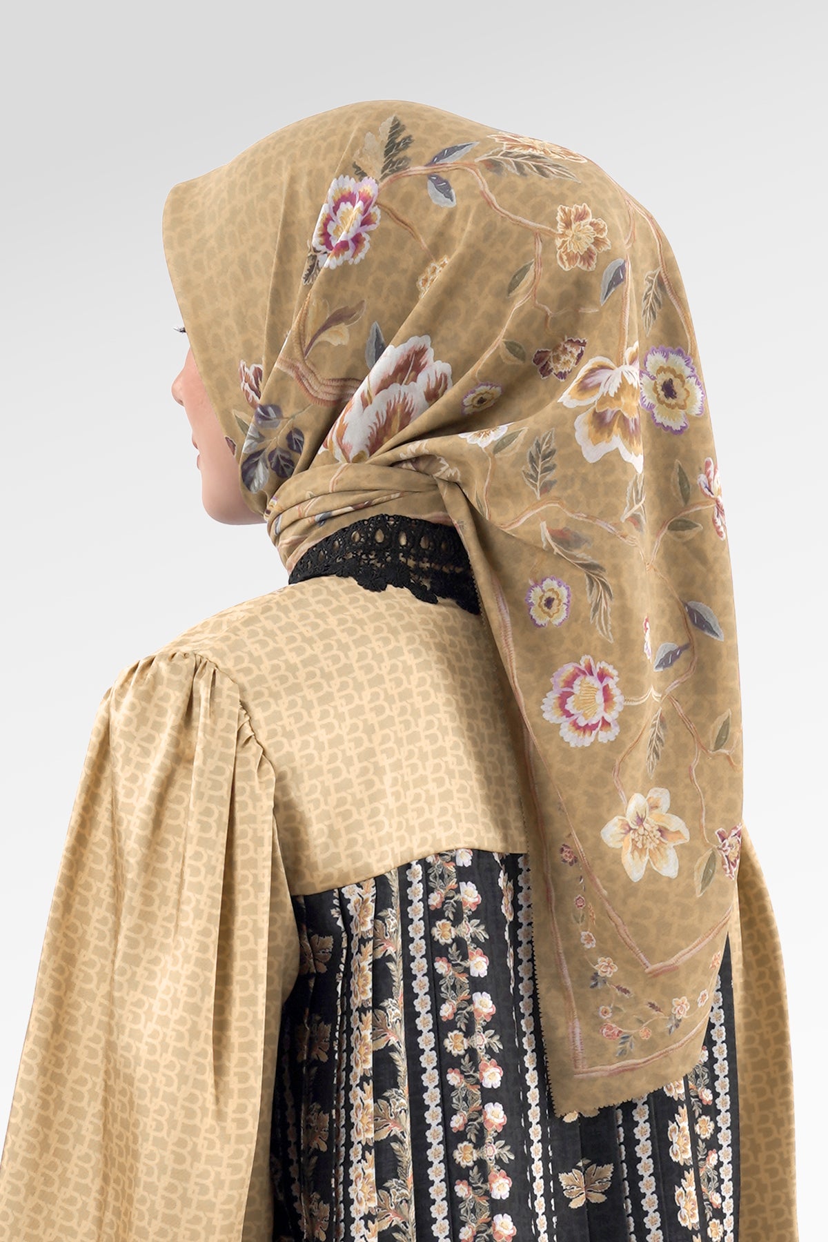 Blooming Eid Scarf - Marigold