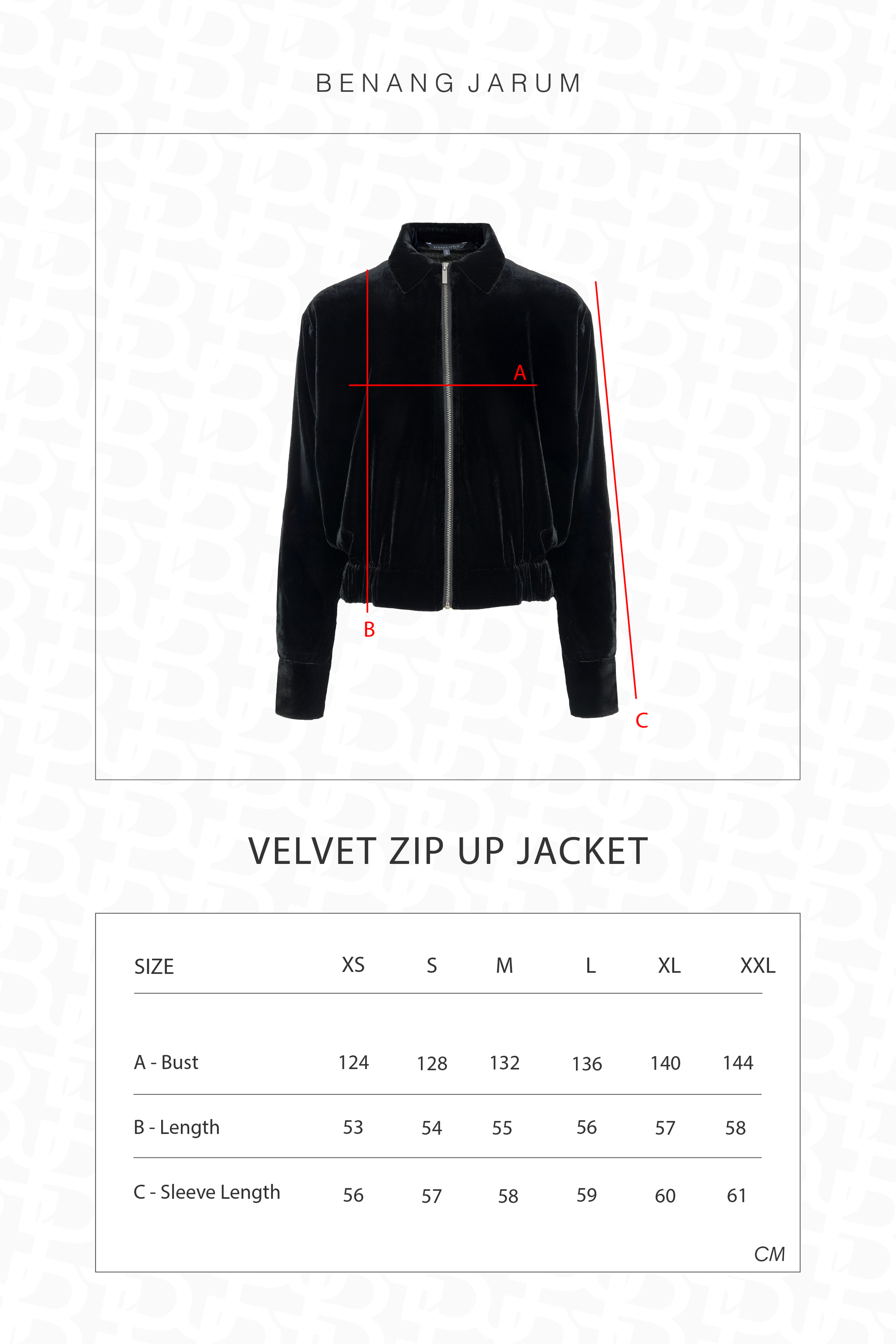 the virgins velvet track zip-up ブラック Velvet Zip Up Jacket - Black – Benang Jarum