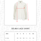 Selma Lace Shirt - White