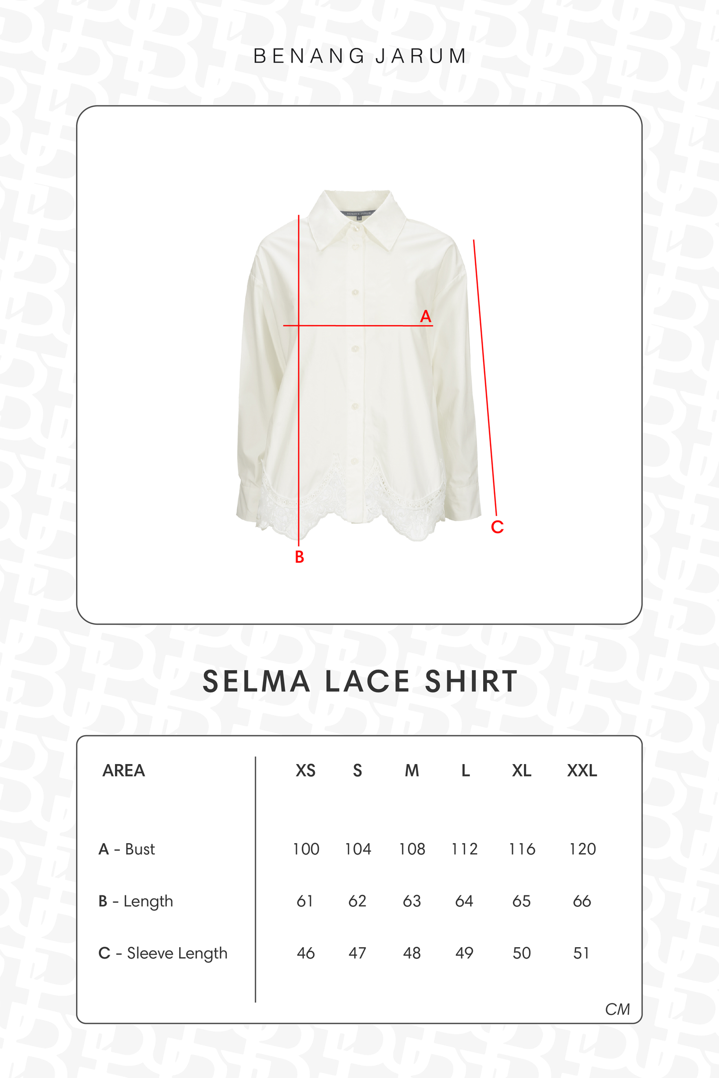 Selma Lace Shirt - White