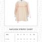 Nayleen Stripey Shirt - Tender Peach