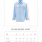 Claire Beads Shirt - Blue