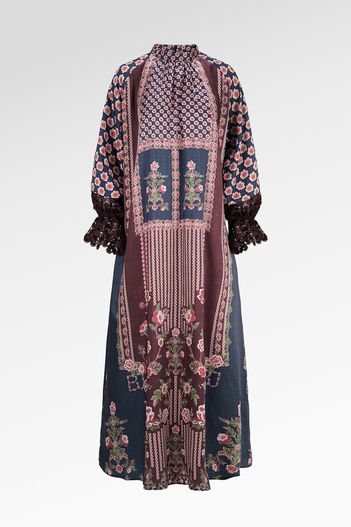 Blooming Eid Dress - Carnation