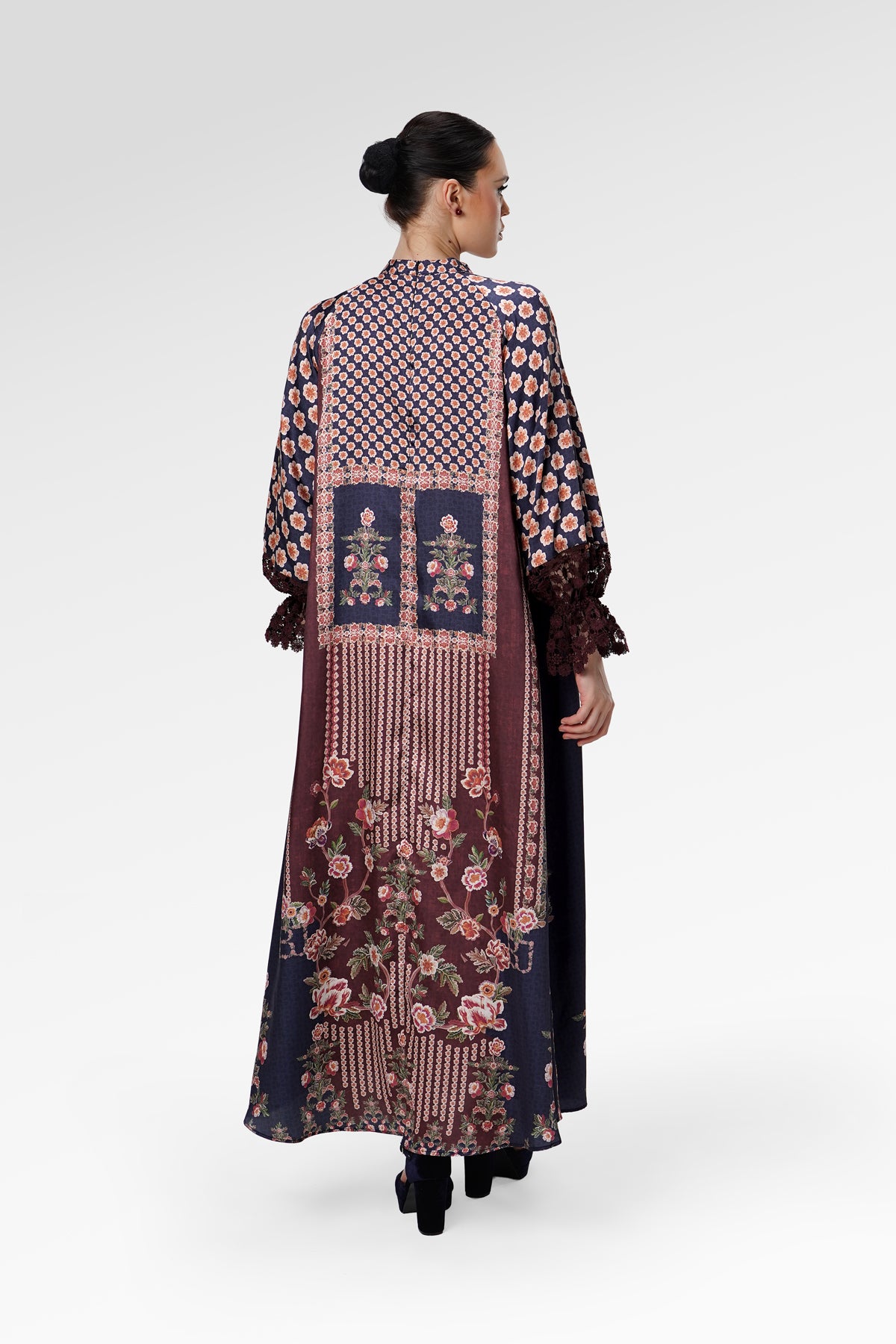 Blooming Eid Dress - Carnation