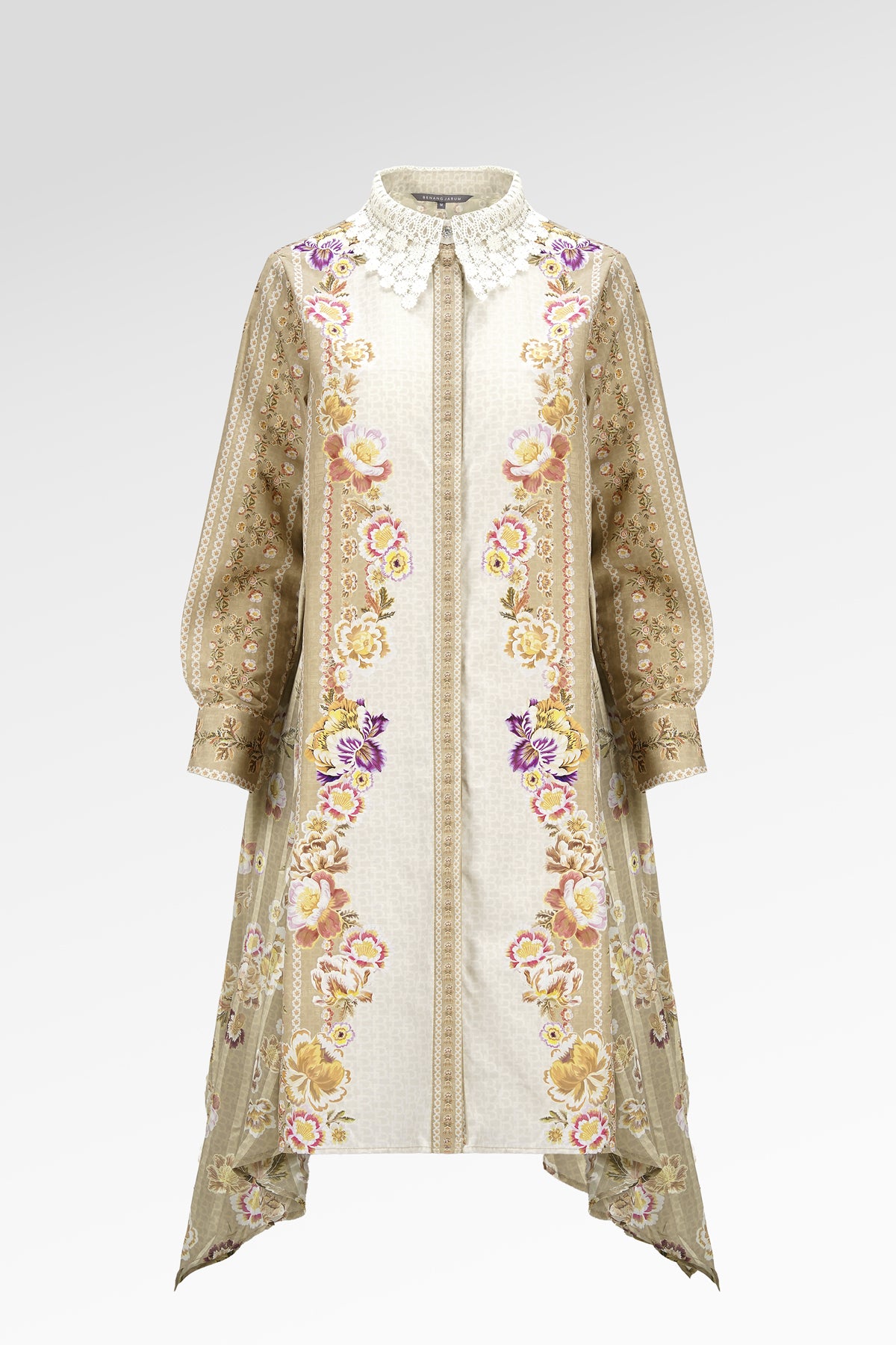 Blooming Eid Godet Tunic - Daisy