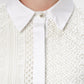 Blooming Eid Embroidery Tunic - White