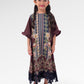 Blooming Eid Kids Dress - Carnation