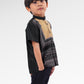 Blooming Eid Kids Shirt - Black Iris