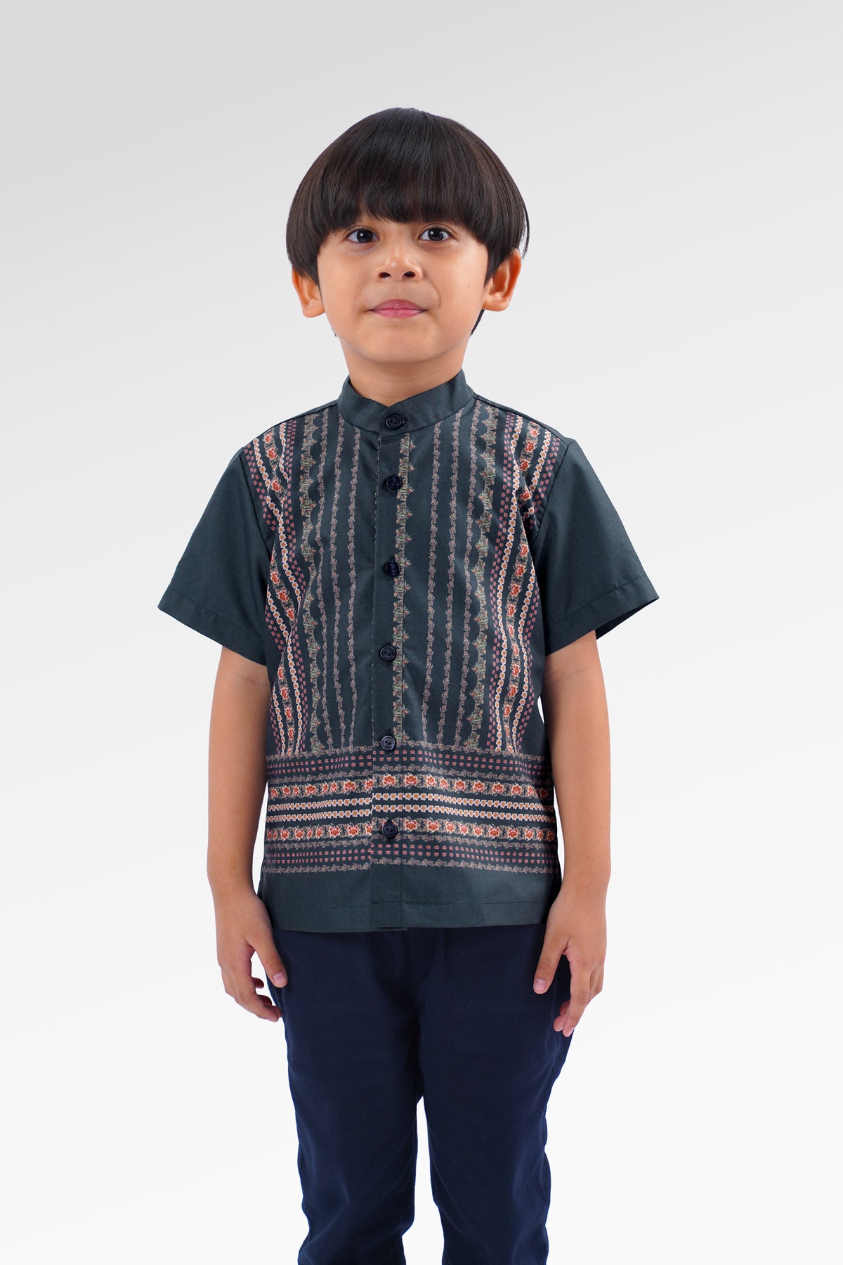 Blooming Eid Kids Shirt - Carnation