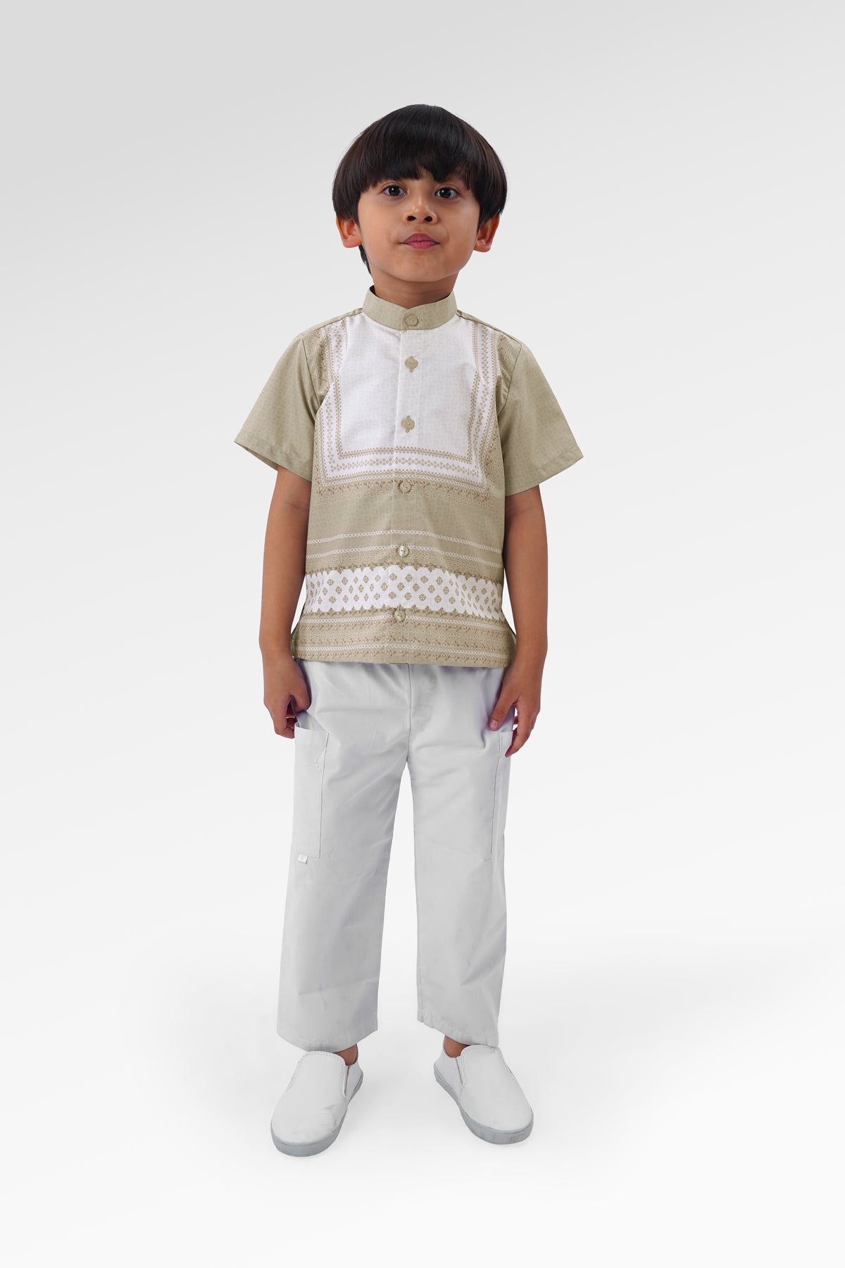 Blooming Eid Kids Shirt - Marigold